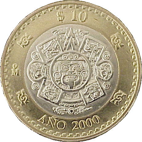 Moneda conmemorativa de diez pesos